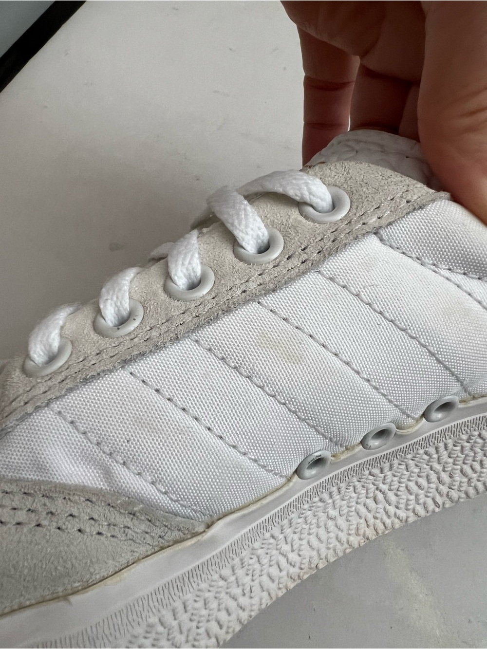 Adidas 3MC Mens Low-Top Skater Leather Canvas Sneakers 9.5 White Athletic Shoes - Picture 9 of 10